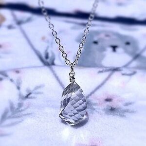 Hand Made Quartz Charm Necklace